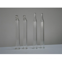 Clear Molded Curved Taper Shape Glass Pipette